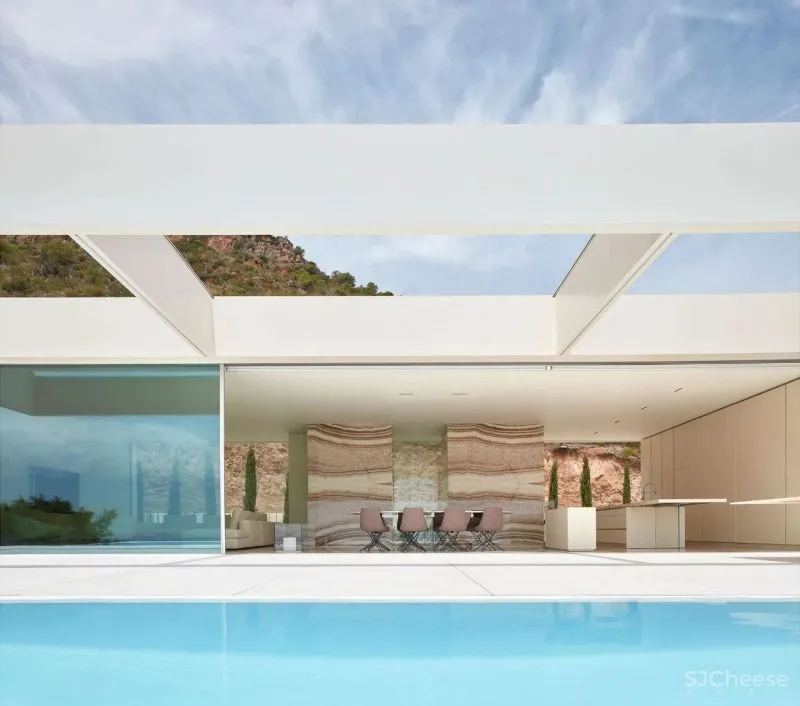 610㎡极简豪宅，宁静的高级感！