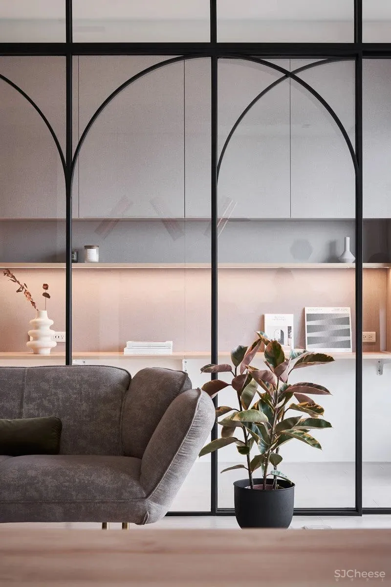 一间被光和爱贯穿的家,多了间书房,扩大了餐厅,生活得更加惬意了!