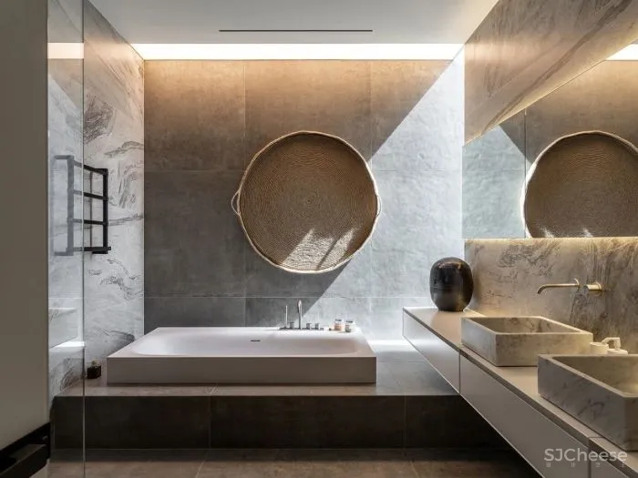 致敬安藤忠雄!5000㎡极简豪宅,用3万吨土“垫高“5米,只为看个风景?