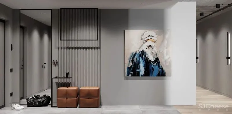 177㎡纯灰大宅,纯粹舒适的设计感之家