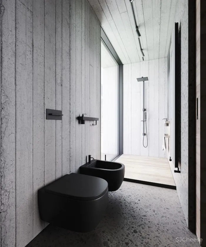 一整面毛石墙,粗犷更有格调