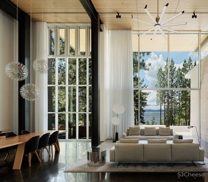 418㎡ 乡间别墅,内外连续的简约设计