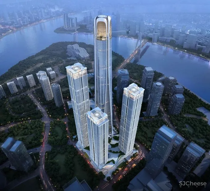 琚宾最新力作 重庆最高豪宅地标:江北嘴「国际金融中心A ONE」营销中心