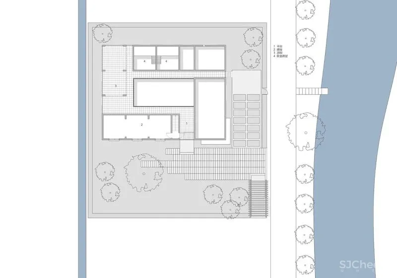 稻田里的家 园中有屋,屋中有院