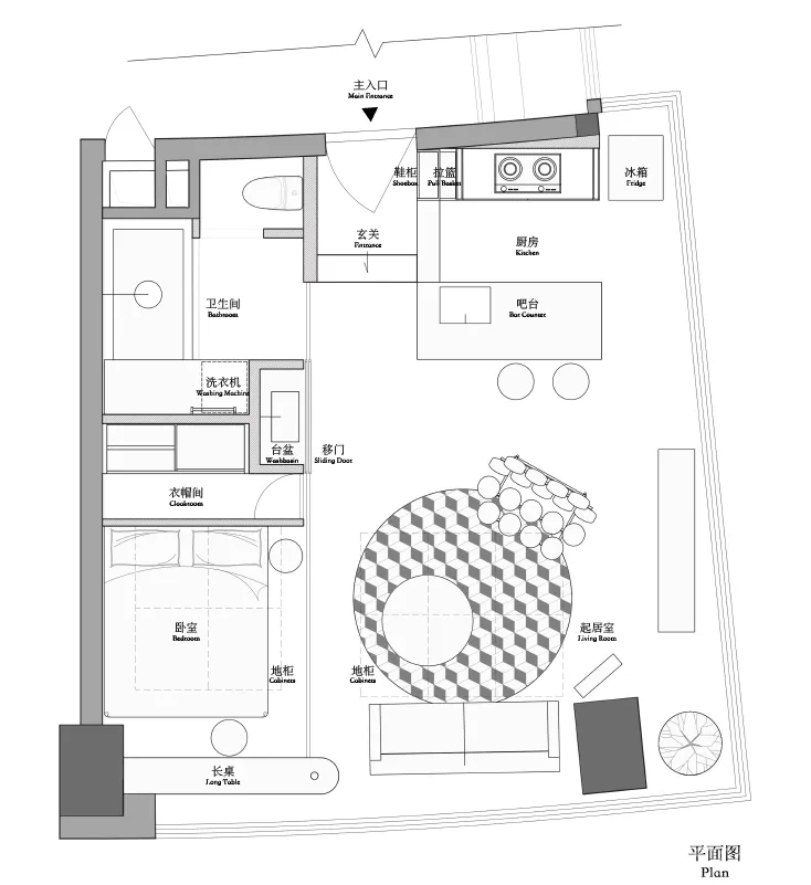 设计师独居51㎡,超大玻璃墙,卧室能隐身,地板能收纳!真·迷你豪宅!