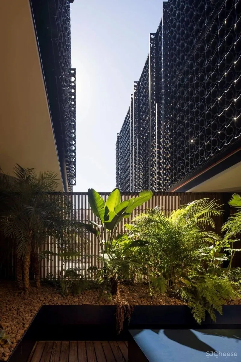 用20,000块陶瓷做外立面的公寓楼,内部却是极简的精装标准