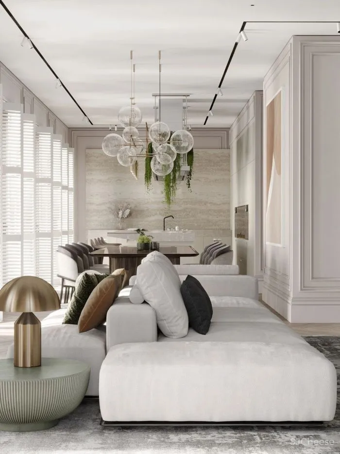 240㎡现代折衷主义,奢尚!