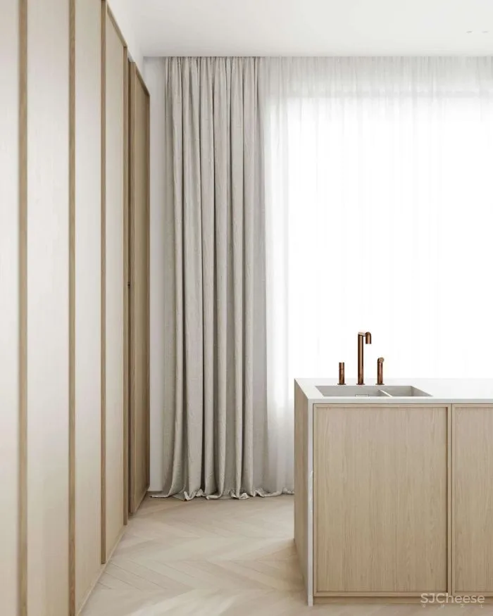 130㎡的温馨住宅,舒适的极简主义!