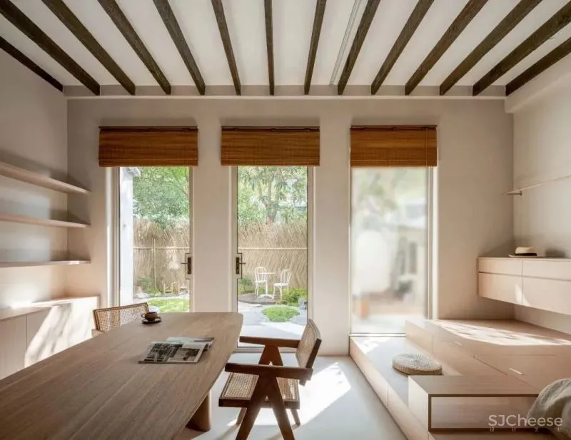 风和树影，重获新生的70㎡上海老洋房 桐话空间