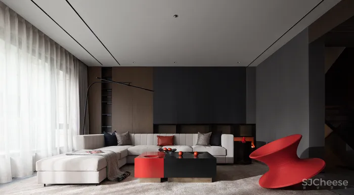 元禾大千:经典色彩搭配,红与黑的灵魂对白!