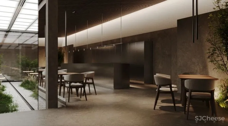 Nikita Riasov新作|体验材质的生活餐馆