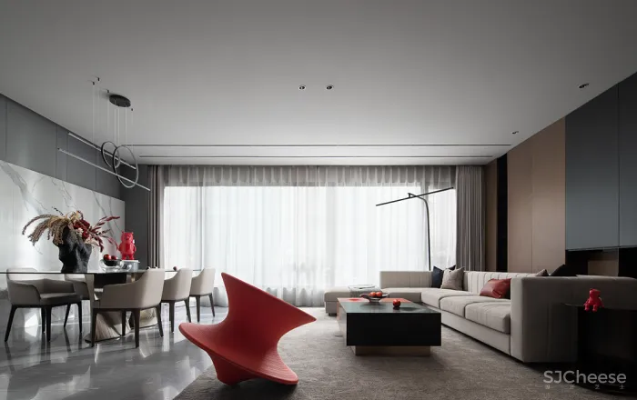 元禾大千:经典色彩搭配,红与黑的灵魂对白!