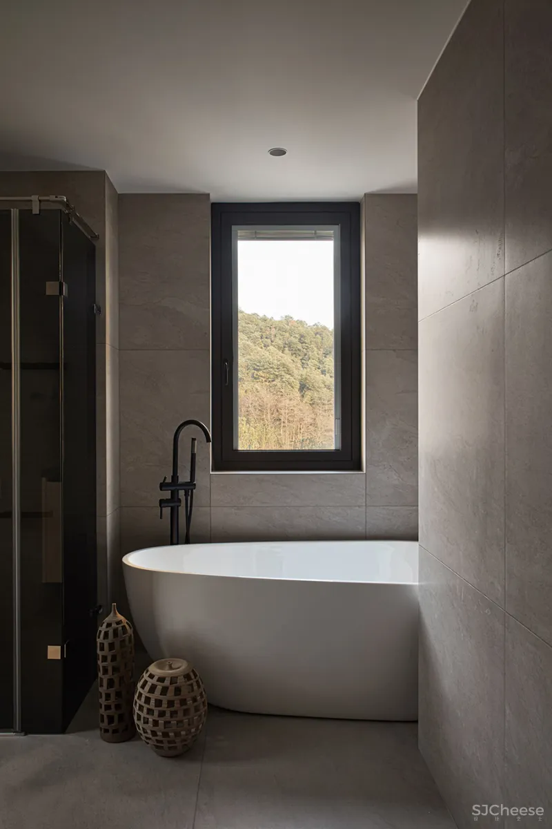 185㎡ 极简私宅,诧寂风 · 寻味生活本真!