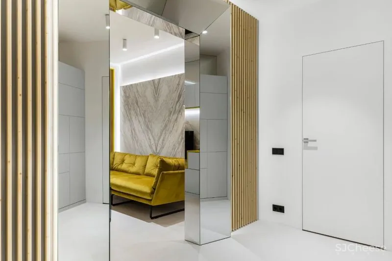 70㎡女生单身公寓，白色至上，前卫时尚