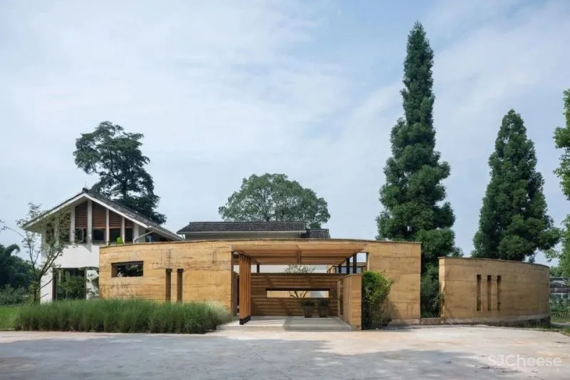 稻田里的家 园中有屋,屋中有院