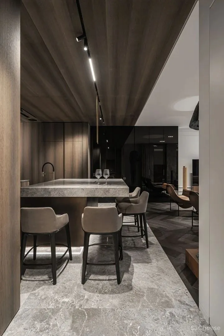 YODEZEEN新作 127㎡现代轻奢,帅气!