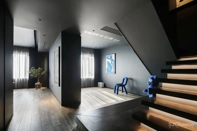 优雅从容的146㎡,五十度黑灰打造极致气质!