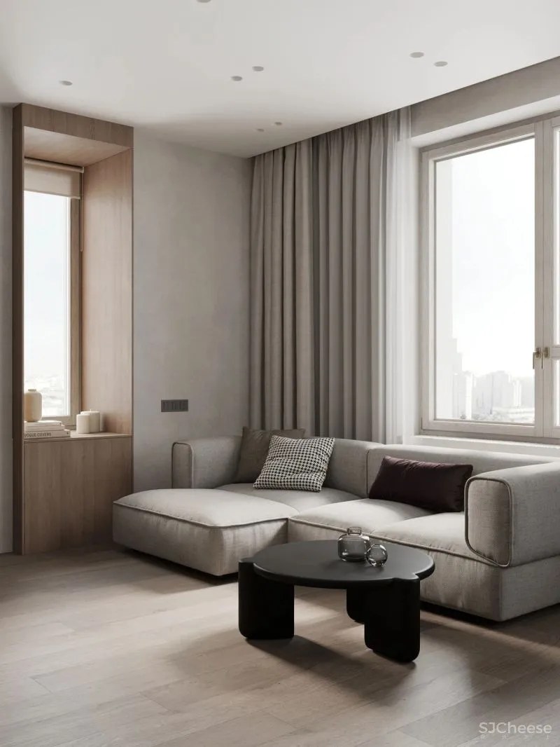 浅灰 原木,盐系简约