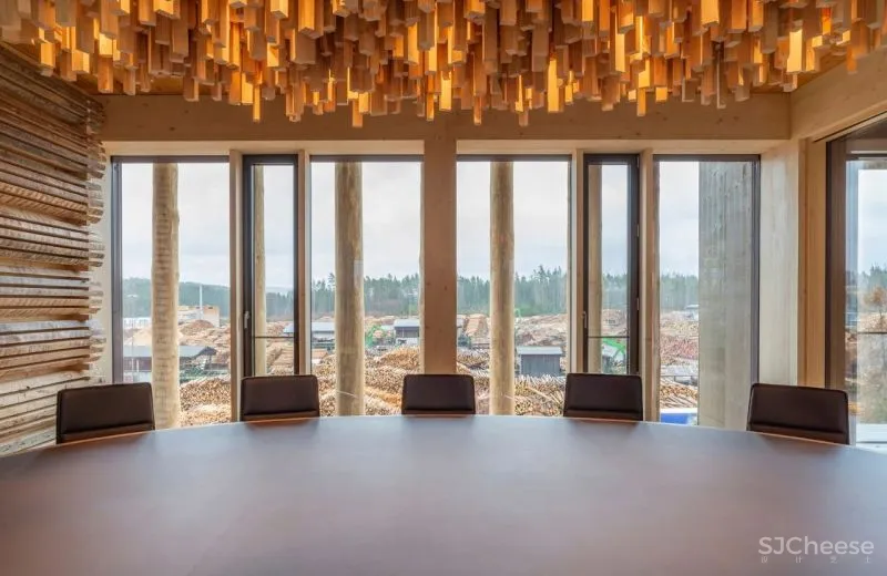 19米云杉树‘表皮’，Ziegler木材总部 Brückner - Brückner Architekten