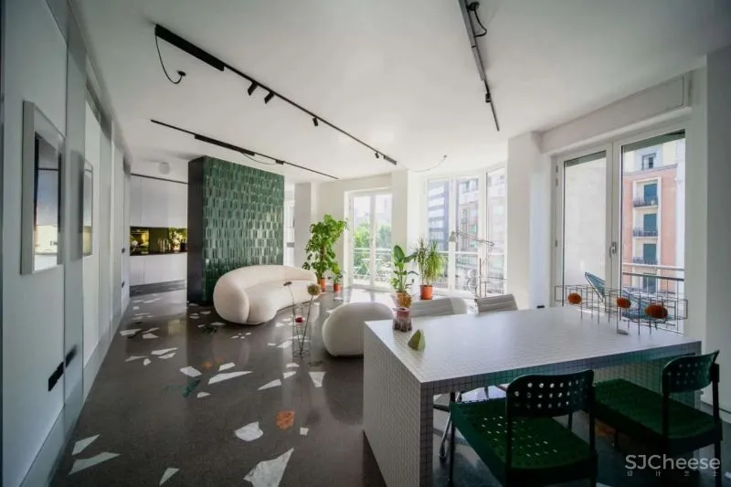 设计师的家,隔而不断的墙面让空间更灵巧!