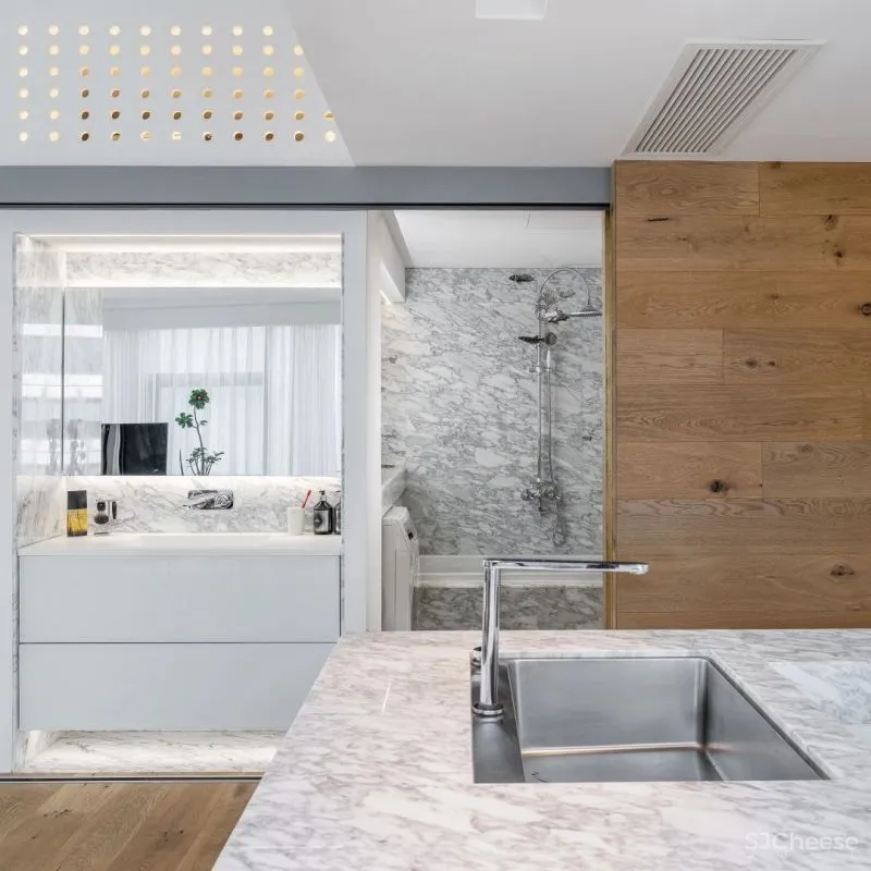 设计师独居51㎡,超大玻璃墙,卧室能隐身,地板能收纳!真·迷你豪宅!