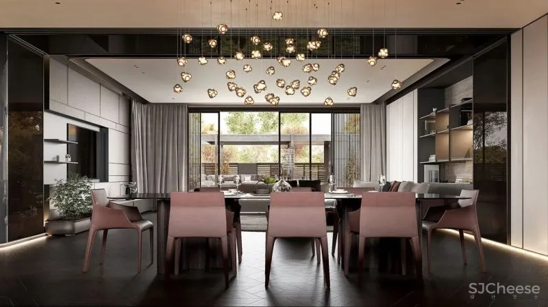 自然色彩的完美融合，优雅舒适的居住空间！