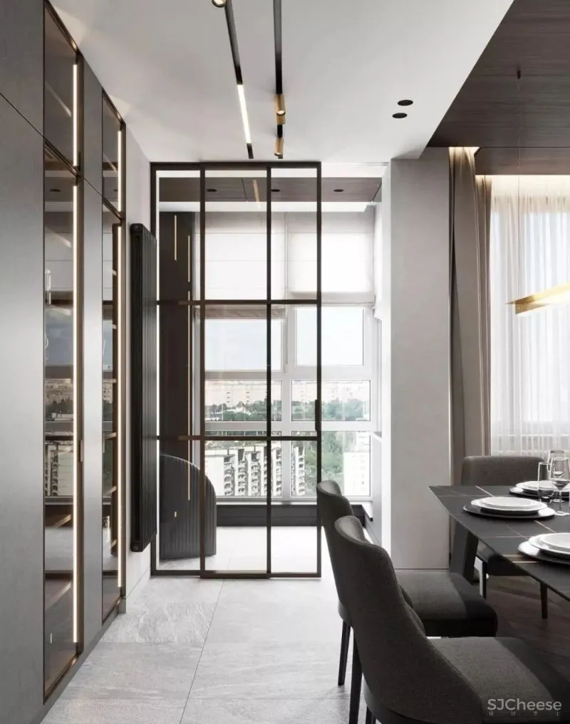 高级灰携手胡桃木，弹奏家居装饰新篇章