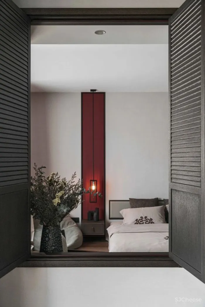 清杺之禅,朴素雅致的中式跃层 原木空间设计