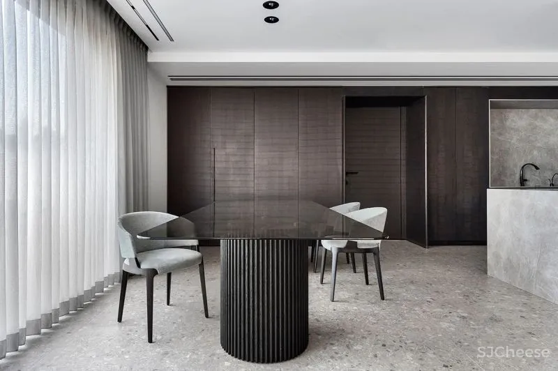 215㎡极简大平层，大美！