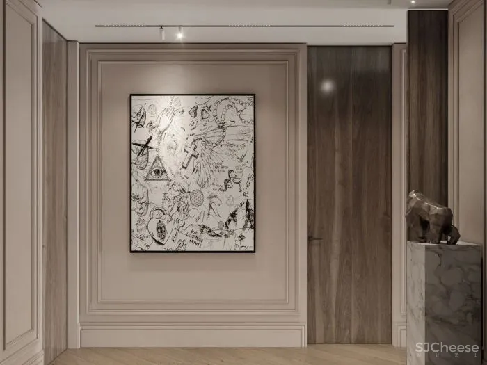 240㎡现代折衷主义,奢尚!