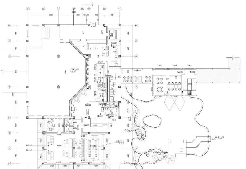 邯郸磁州窑水墨园燕枝酒店 竹间设计