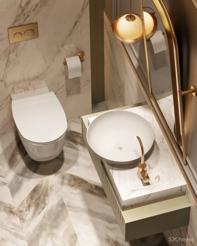 撞色餐厅唤醒疲惫味蕾