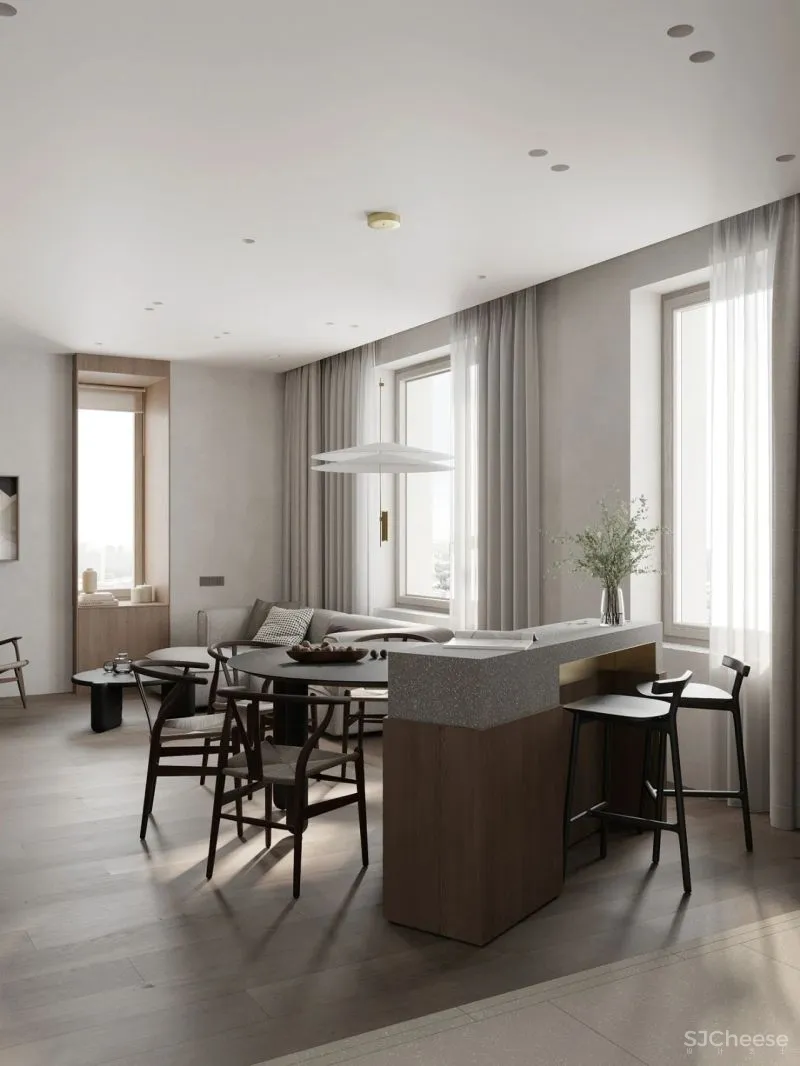 浅灰 原木,盐系简约