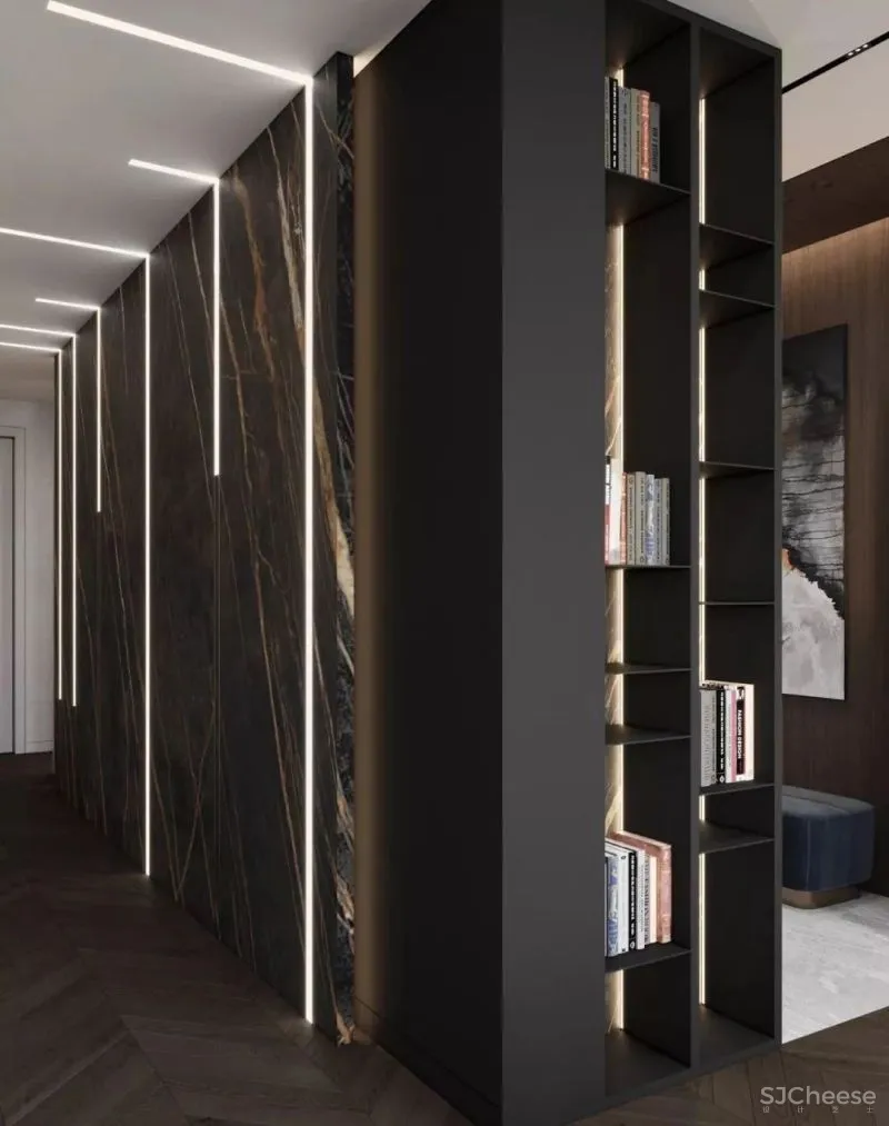 高级灰携手胡桃木，弹奏家居装饰新篇章