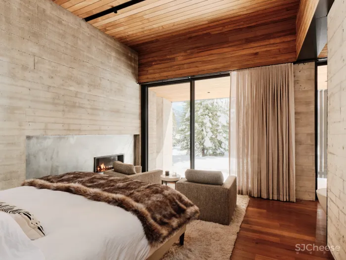 418㎡ 乡间别墅,内外连续的简约设计