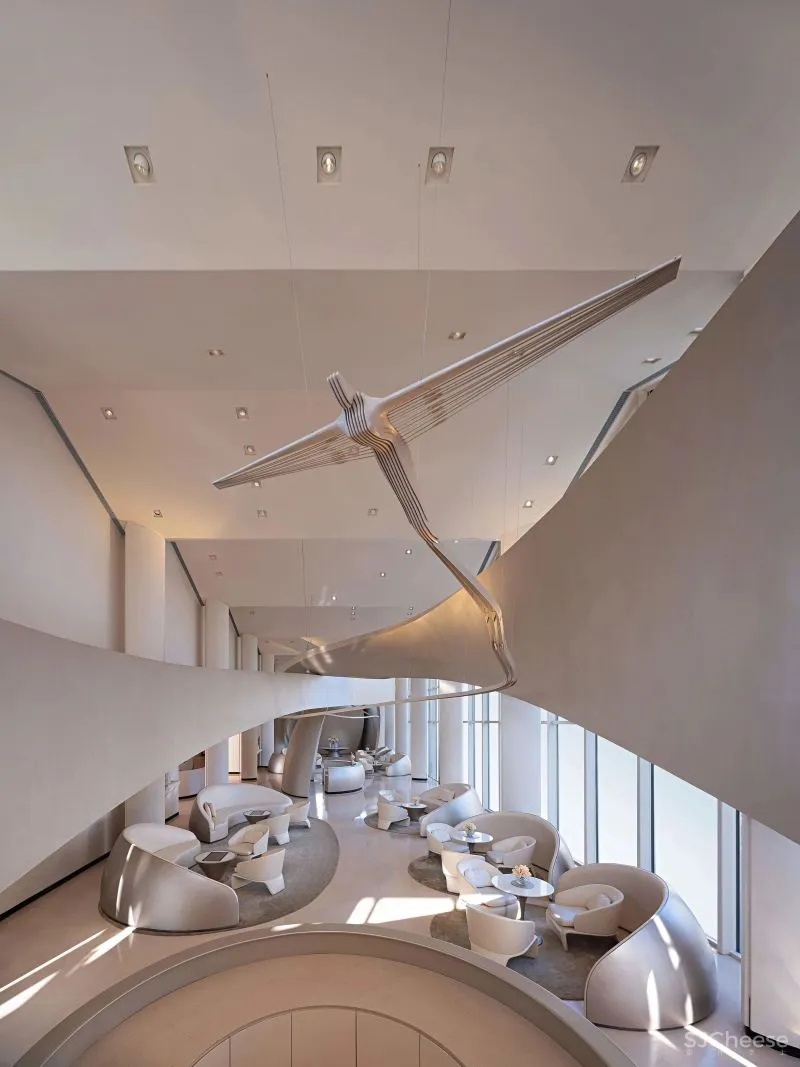 曲线交织,创造独特的艺术韵律 广州GBD设计