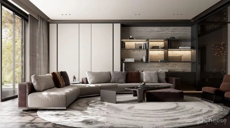 自然色彩的完美融合，优雅舒适的居住空间！