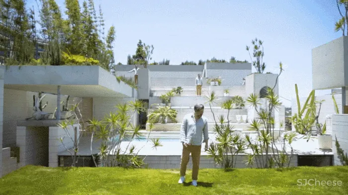 设计师夫妇的极简私宅，屋顶花园设计得太仙了！