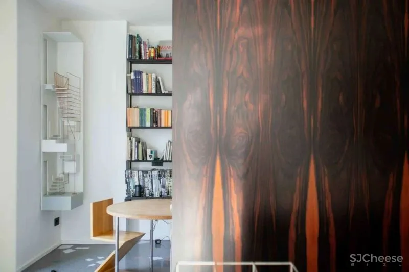 设计师的家,隔而不断的墙面让空间更灵巧!