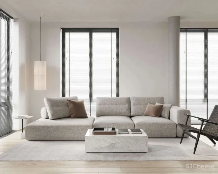 130㎡的温馨住宅,舒适的极简主义!