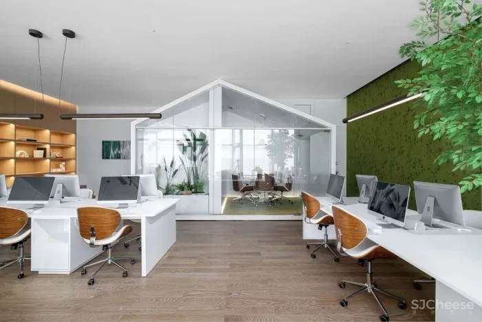 源于自然的办公样板间设计,到底“出色”在哪里?|