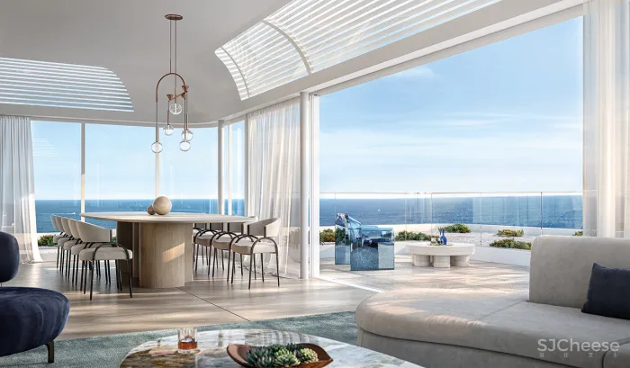 海景豪宅也太美了！简单、干净，藏不住的奢华！