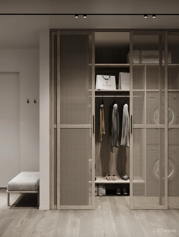 72㎡ 二室一厅二卫,精致的简约设计超有格调!