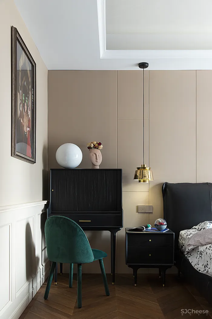 深圳屋主买下184㎡,摩登都市风 5米长衣帽间,装出大宅气度!