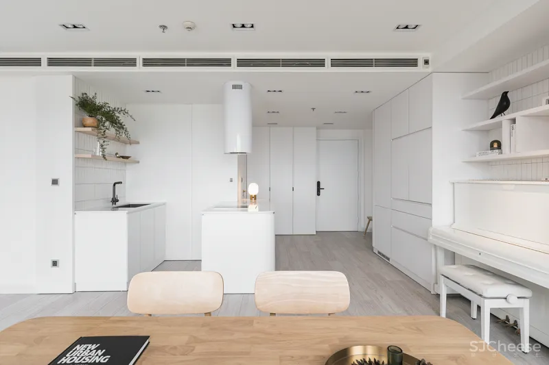 原木与白色的搭配，擦出不一样的小清新火花!