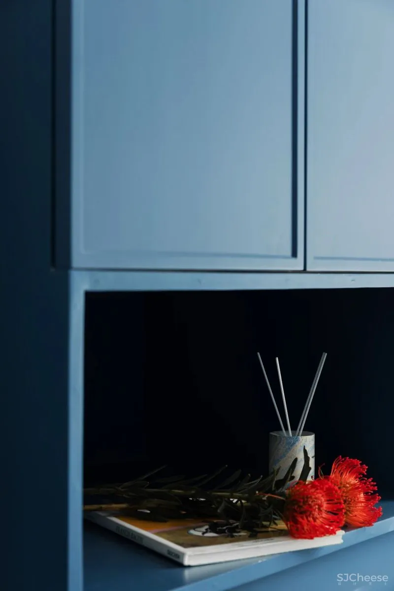 屋主审美太仙了!121m²蓝 黄大胆撞色!精致又实用!