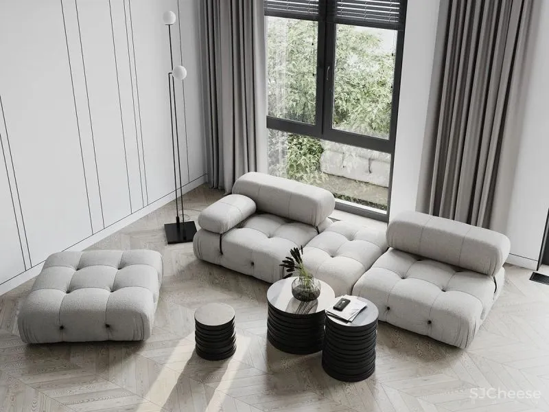 一室一厅奢华公寓,精致的简约设计更有格调!