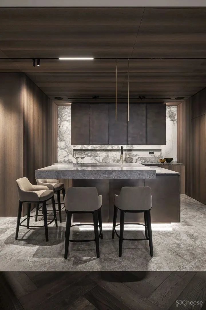 YODEZEEN新作 127㎡现代轻奢,帅气!