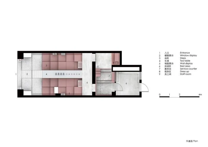 Cosmetea品牌店—山间漂浮的茶室 奈时设计