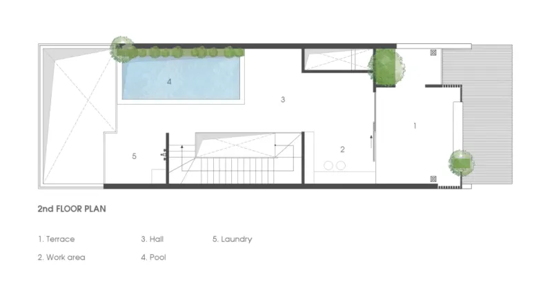 这是一座具有意义的三层住宅，它成为疫情下的一道光，照亮了整个家庭